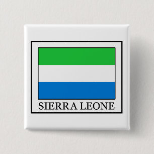 Badge Carré 5 Cm Sierra Leone
