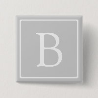 Simple Light Grey monogram
