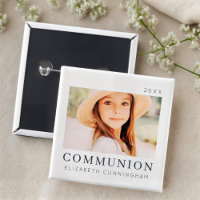 Simple moderne Chic Personnalisé Première Communio