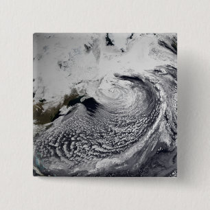 Badge Carré 5 Cm Simulation de nuage d'une seule journée 3