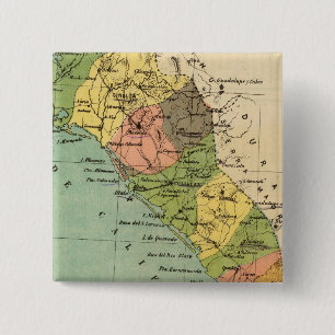 Badge Carré 5 Cm Sinaloa, Mexique