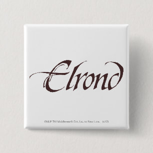 Badge Carré 5 Cm Solide nommé d'ELROND™