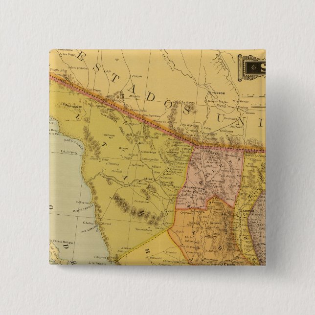 Badge Carré 5 Cm Sonora (Devant)