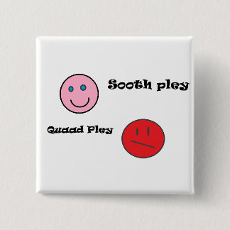 Badge Carré 5 Cm sooth pley quaad pley