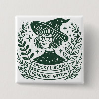 Sorcière féministe libérale éffrayante