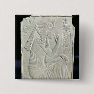 Badge Carré 5 Cm Soulagement dépeignant Ramesses II en tant