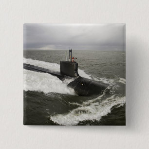 Badge Carré 5 Cm sous-marin d'attaque de Virginie-class