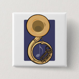 Badge Carré 5 Cm sousaphone
