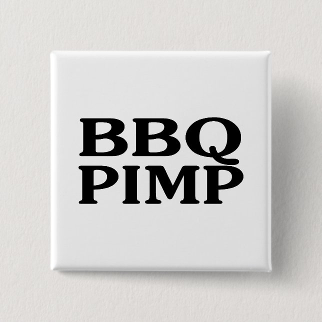 Badge Carré 5 Cm Souteneur de BBQ (Devant)