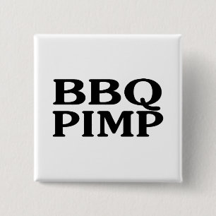 Badge Carré 5 Cm Souteneur de BBQ