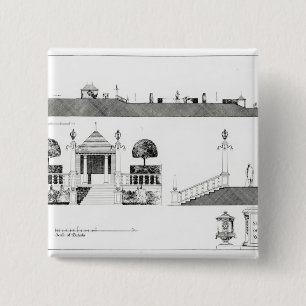 Badge Carré 5 Cm Southport : Section et détails de terrasse