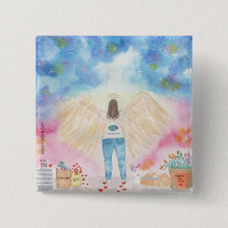 Badge Carré 5 Cm Special Neighbor in Need Pin