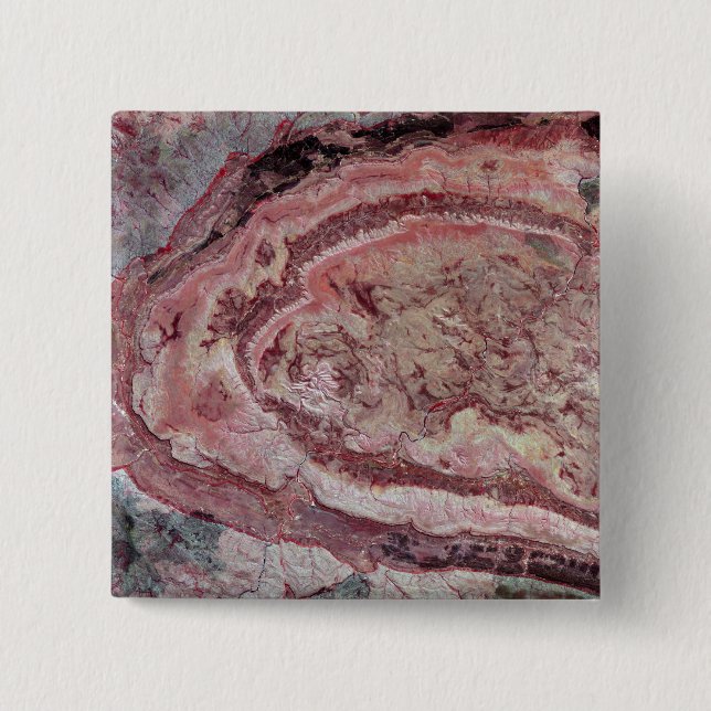 Badge Carré 5 Cm Spider Crater, Australie occidentale (Devant)