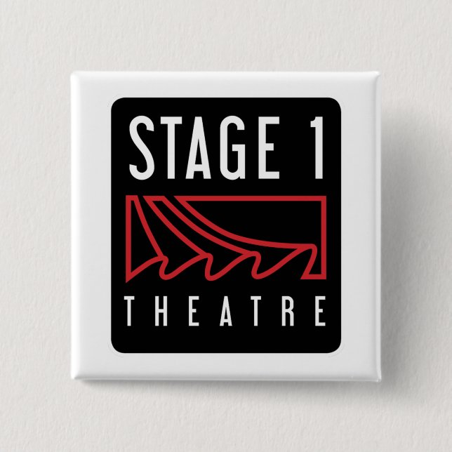 Badge Carré 5 Cm Square Button (Devant)