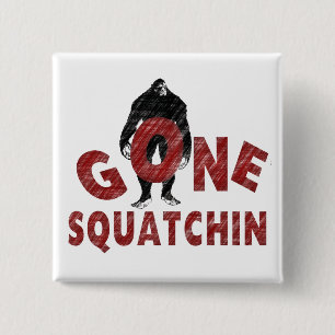 Badge Carré 5 Cm Squatchin allé - style Squatcher de crayon