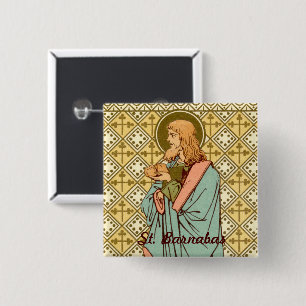 Badge Carré 5 Cm St. Barnabé l'Apôtre (RLS 02)