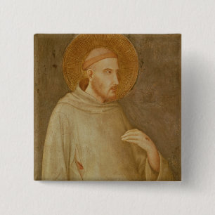 Badge Carré 5 Cm St Francis