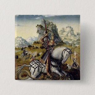 Badge Carré 5 Cm St George