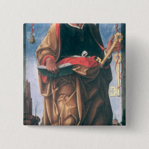 Badge Carré 5 Cm St Peter
