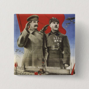 Badge Carré 5 Cm Stalin
