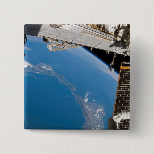 Badge Carré 5 Cm Station spatiale internationale 27