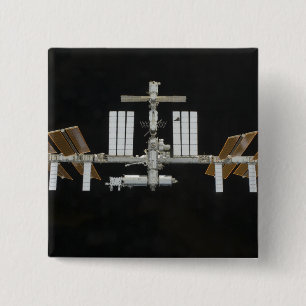 Badge Carré 5 Cm Station spatiale internationale 3