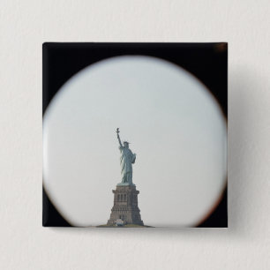 Badge Carré 5 Cm Statue de la liberté, 1886