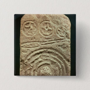 Badge Carré 5 Cm Stele découpé