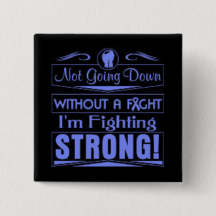Badge Carré 5 Cm Stomach Cancer I