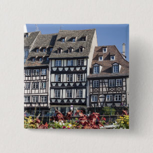 Badge Carré 5 Cm Strasbourg, France