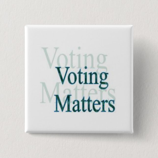 Badge Carré 5 Cm Sujets de vote (Devant)