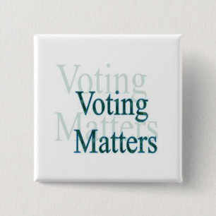 Badge Carré 5 Cm Sujets de vote