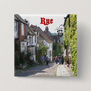 Badge Carré 5 Cm Super ! Rye England