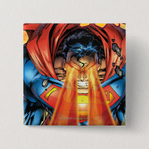 Badge Carré 5 Cm Superman #218 août 2005