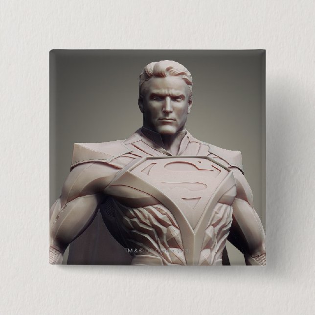 Badge Carré 5 Cm Superman Alternate (Devant)