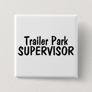 Badge Carré 5 Cm Surveillant de terrain de caravaning