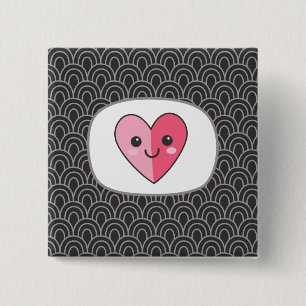 Badge Carré 5 Cm Sushi Pin