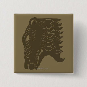 Badge Carré 5 Cm Symbole de tête d'ours BEORN™
