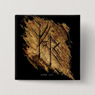 Badge Carré 5 Cm Symbole Mirkwood