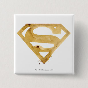 BADGE CARRÉ 5 CM SYMBOLE S DE CAFÉ