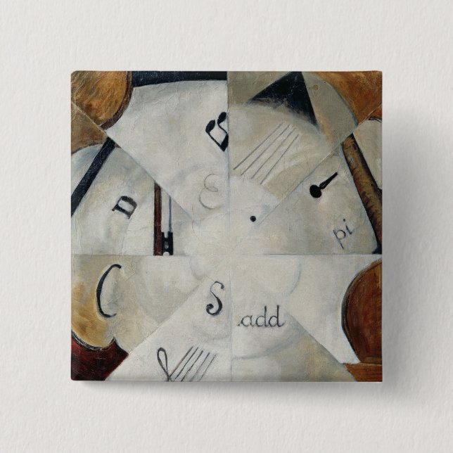 Badge Carré 5 Cm Symphony, 1915 (Devant)