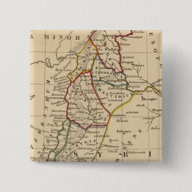 Badge Carré 5 Cm Syrie 2 (Devant)