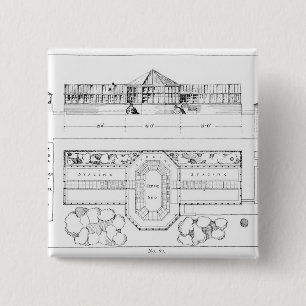 Badge Carré 5 Cm Système de chauffage pour une serre chaude, un