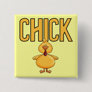 Badge Carré 5 Cm T-shirts et cadeaux de poussin
