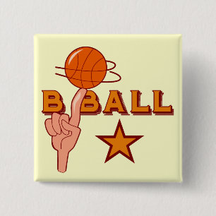 Badge Carré 5 Cm T-shirts et cadeaux de star du basket-ball