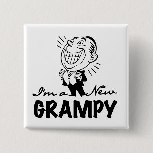 Badge Carré 5 Cm T-shirts et cadeaux Grampy
