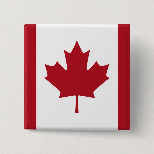 Badge Carré 5 Cm T-shirts et habillement canadiens de drapeau (Devant)