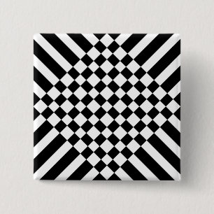 Badge Carré 5 Cm tableau pseudo-échecs