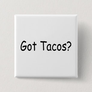 Badge Carré 5 Cm Tacos