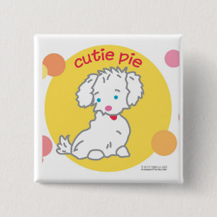 Badge Carré 5 Cm Tarte de Cutie